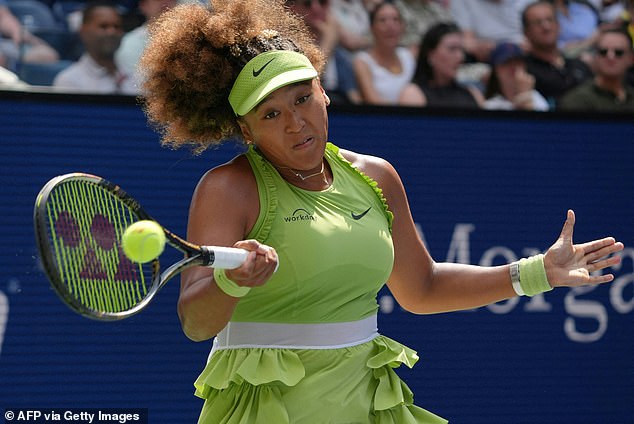 Naomi Osaka looked back at her best with a stunning opening round victory at the US Open