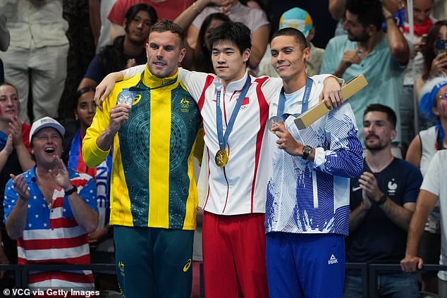 The panel discussion came shortly after Kyle Chalmers was defeated in the 100m freestyle by Chinese star Pan Zhanle, who was a huge second ahead of the Australian.