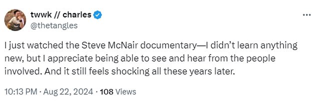 Several X users were unimpressed with the documentary, and more than one person complained that it contained little information about the forensic aspects of the case.