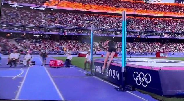 Olympic fans are stunned by high jumper who backed out at the last minute and jumped under the bar