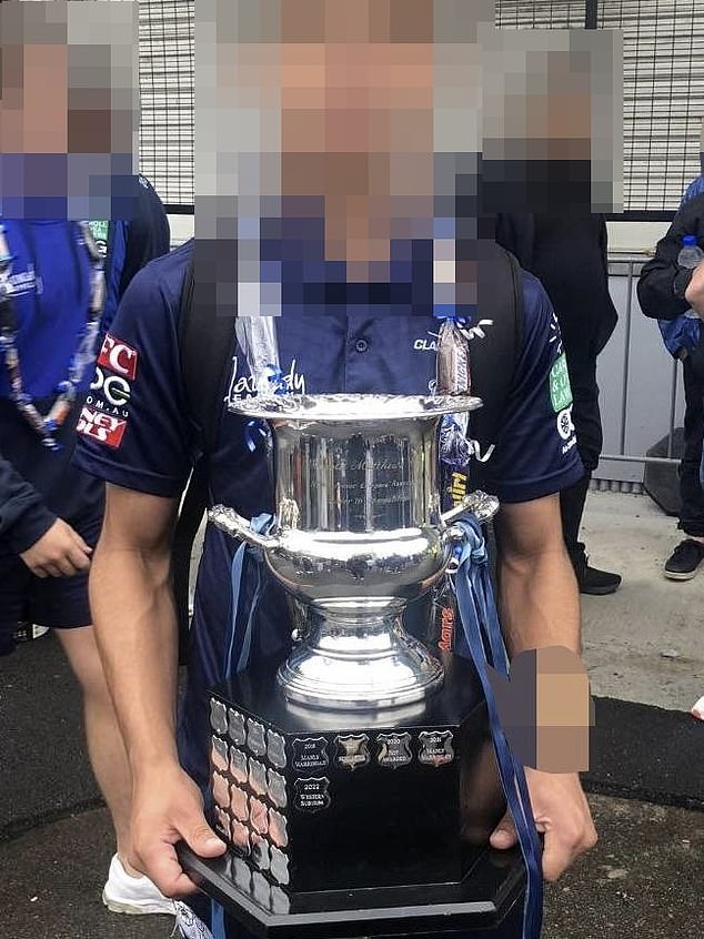 A star athlete from a prestigious private school has pleaded guilty to charges of filming a young boy in the showers and sharing the video without the victim's knowledge