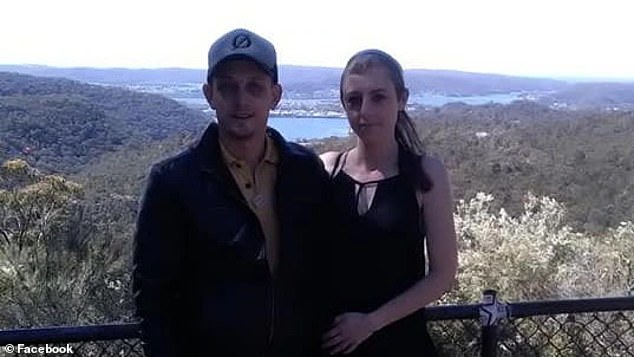 Shahn Baker (pictured with his ex-girlfriend Maxie Wilson) was stabbed to death