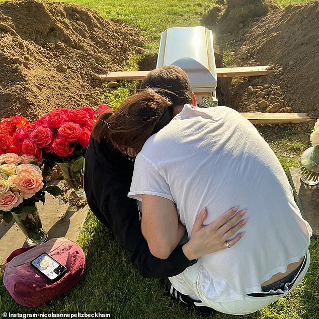 Nicola Peltz, 29, took to Instagram on Wednesday to express her grief over the death of her dog Nala, amid news that she has reportedly taken legal action against a groomer who treated her pooch before she died. She accompanied her post with a photo of her husband Brooklyn Beckham, 25, as they laid their beloved pet to rest.