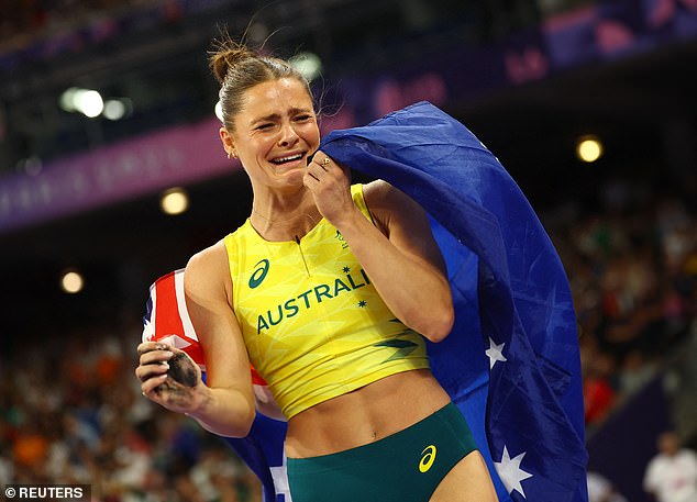 Nina Kennedy has won gold in the women's pole vault at the Olympic Games