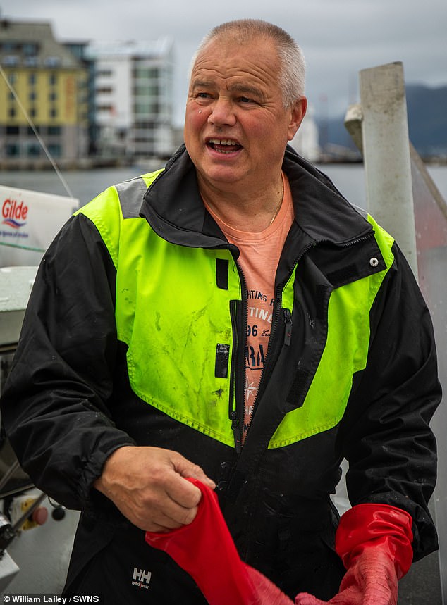 Norwegian fisherman Roger Mor (pictured) said he is 'not happy' with the marriage between Princess Martha Louise and Durek Verrett