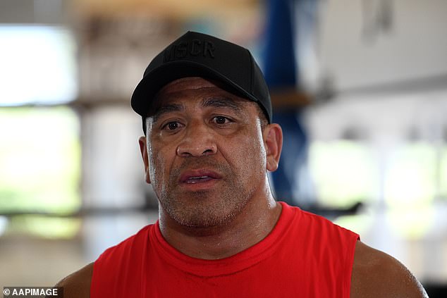 John Hopoate (pictured) has been banned for life from Wests Tigers events after insulting a senior football official during an event