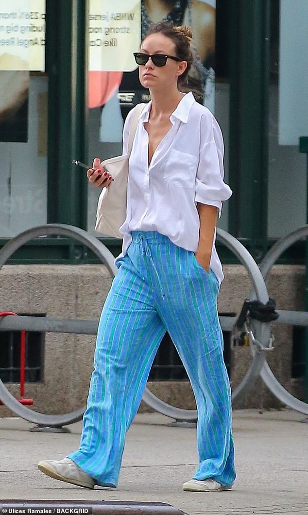 Olivia Wilde was the epitome of summer style as she visited her hometown of New York City solo on Friday afternoon