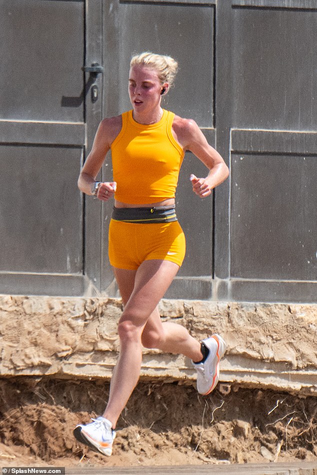 Olympian Keely Hodgkinson proved there's no such thing as a day off when she went running on her Spanish holiday after winning gold in the 800m