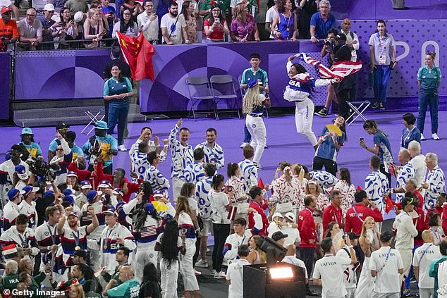 Olympic fans eagerly awaiting the 2028 Summer Olympics in Los Angeles were moved by the camaraderie of Team USA