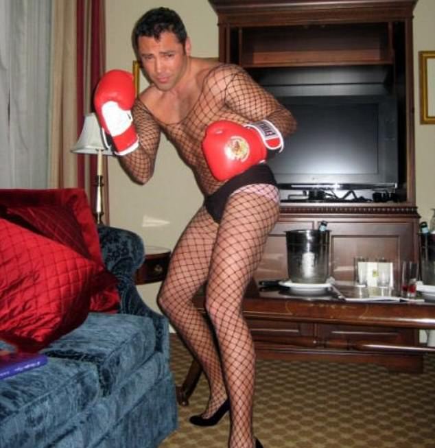 In 2007, photos of De La Hoya surfaced, but he initially denied their legitimacy