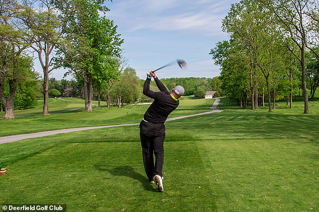 The Deerfield Golf Club is a 145-acre course with 18 holes for playing the sport