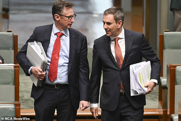 Neither Treasurer Jim Chalmers (pictured right) nor Assistant Treasurer Stephen Jones (pictured left) have any training in economics.