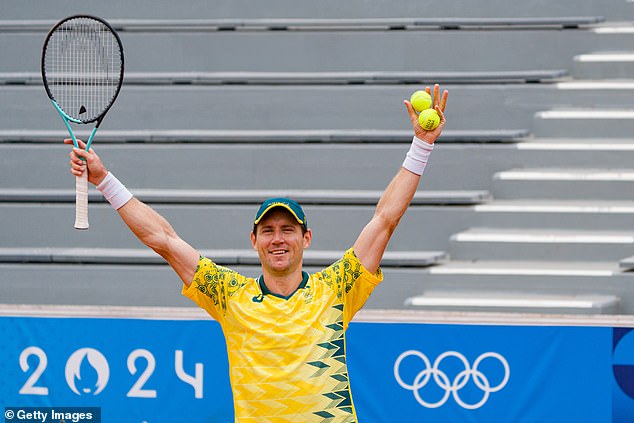 Australia have secured another Olympic medal with Matt Ebden (pictured) and John Peers advancing to the men's doubles final