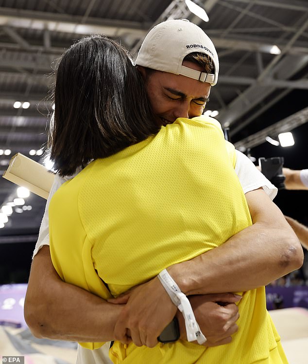 An emotional Sakakibara dedicated the victory to her brother Kai who suffered a brain trauma in the sport in 2020