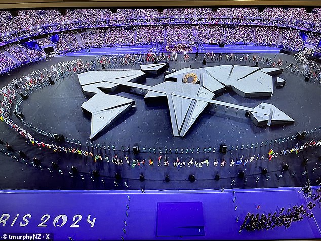 New Zealand supporters were furious when their country was left off a world map displayed at the closing ceremony of the Paris Olympics