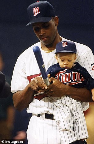 Pat Mahomes and a young Patrick II in the 1990s