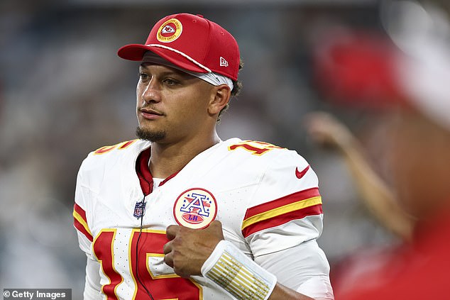 Patrick Mahomes played sparingly for the Chiefs as they began their pre-season on Saturday