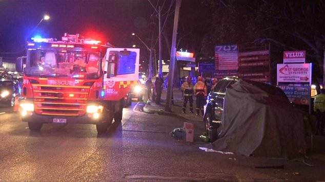 A pedestrian has died in Peakhurst, Sydney. Photo: 7News