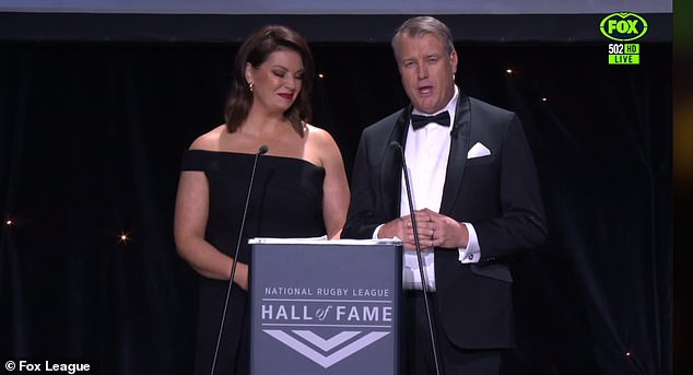 Fans watched in amazement at the NRL Hall of Fame ceremony on Wednesday