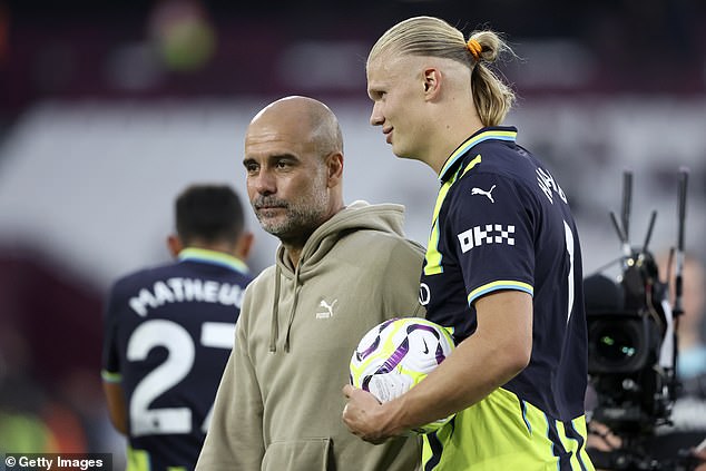 Pep Guardiola says no defender in world football can stop the 'unstoppable' Erling Haaland