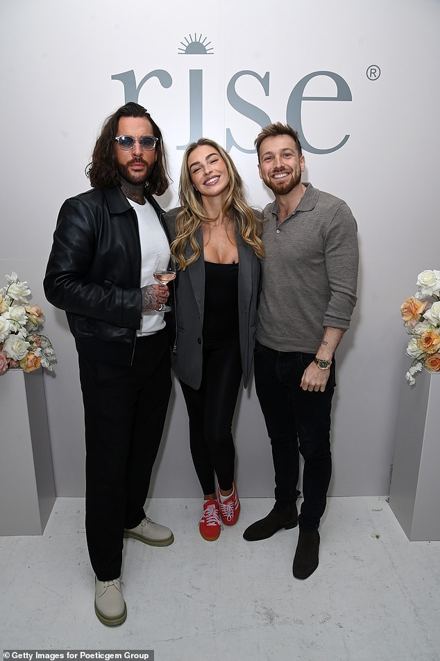 However, his signing may come as a surprise to some viewers given his friendship with Zara McDermott, 27, and her boyfriend Sam (L-R Pete, Zara, Sam)