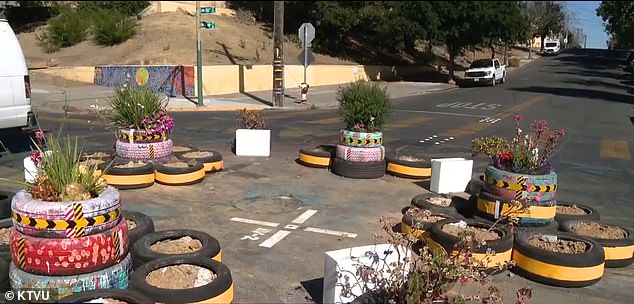 Local authorities have been desperately taking apart residents' homemade roundabouts, which they built to prevent dangerous carnival rides in their California neighborhood.