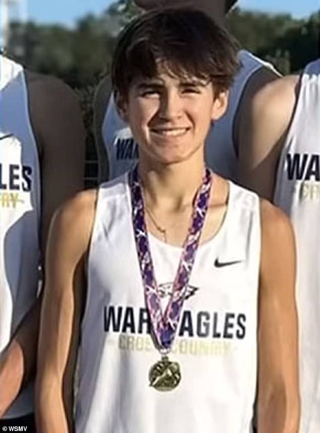 Tristen Franklin, 15, of Sycamore High School in Cheatham County, lost his balance during his usual afternoon run when temperatures soared above 100 degrees Fahrenheit.