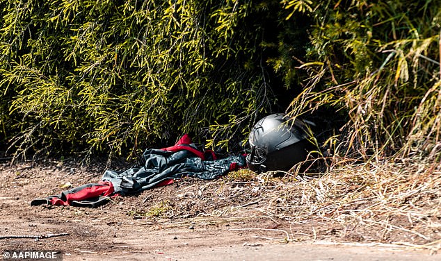 Police say Victoria's roads could see another 'catastrophic year' as fatalities among motorcyclists and pedestrians rise. The aftermath of a crash is pictured