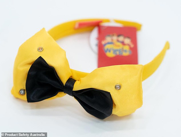 A Wiggles toy (pictured) is being urgently recalled due to a potential choking hazard