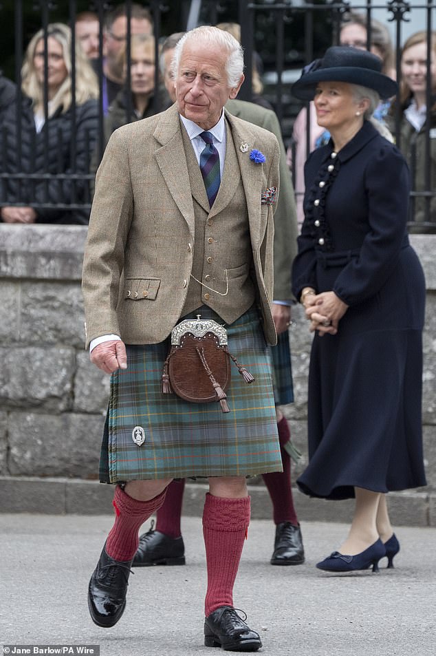 King Charles arrived at Balmoral Castle today to begin his summer stay at the Scottish residence