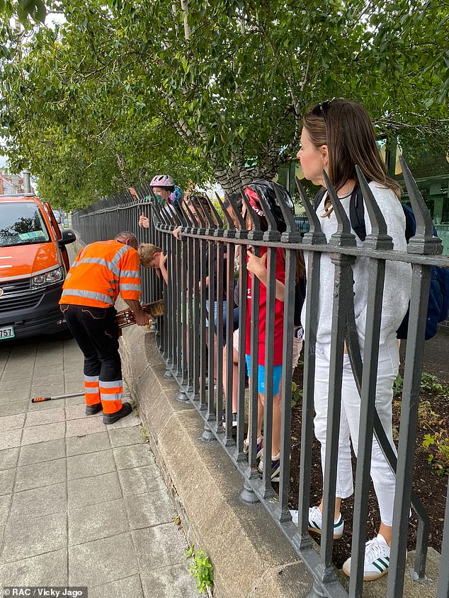 As he walked past the scene, John saw the boy and his family in distress and stopped to see if he could help. And he knew right away which tools in the back of his van could be used to free Isaac...