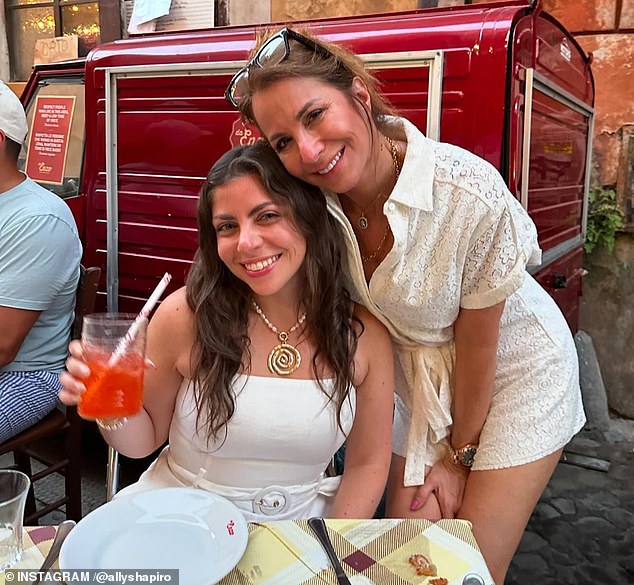 Jill Zarin's 60-year-old daughter, Ally Shapiro, 31, excitedly revealed she's engaged after a surprise proposal during a European getaway with her current fiancé, Jordan Bilfeld, and her family