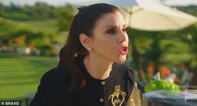 Heather Dubrow swore on her children's lives that she wouldn't call the paparazzi for self-promotion during a confrontation with Katie Ginella on Thursday's episode of The Real Housewives Of Orange County on Bravo