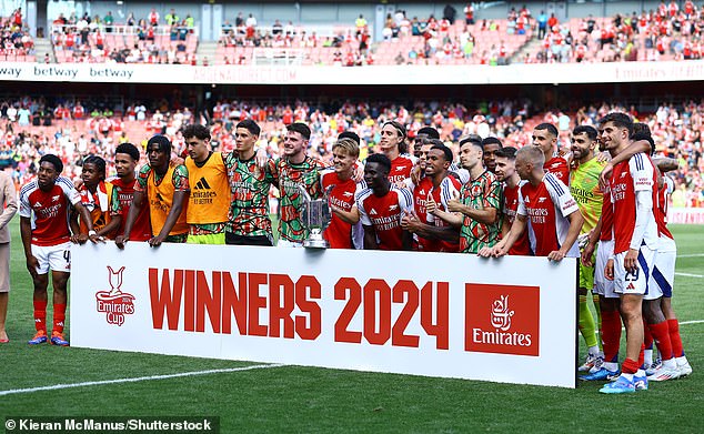 Arsenal completed their preparations for the new season with a 2-0 win over Lyon