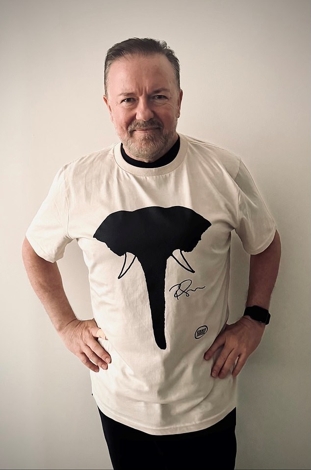 Ricky Gervais has been joined by Brian Cox and Lorraine Kelly of Succession for his campaign to raise awareness against trophy hunting