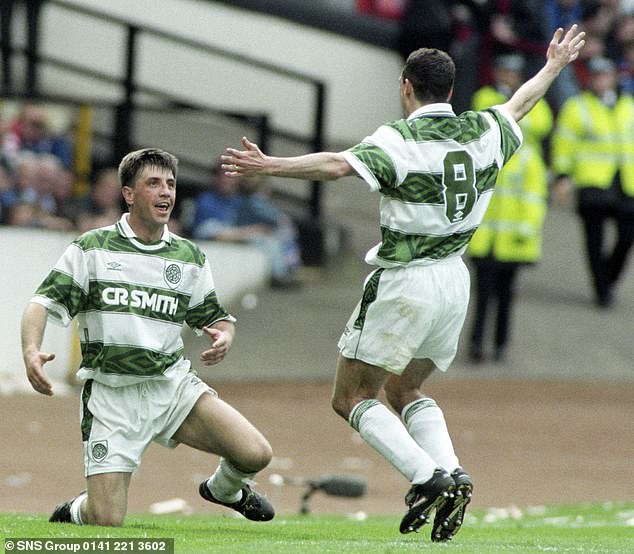 Rudi Vata (left) is praised by Celtic team-mate Paul McStay