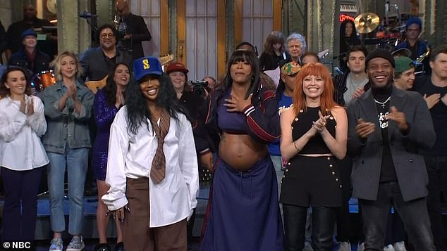 It's unclear if SZA has wrapped up her acting role in TriStar Pictures' upcoming buddy comedy opposite Keke Palmer (M), whom she met while appearing on NBC's Saturday Night Live in 2022.