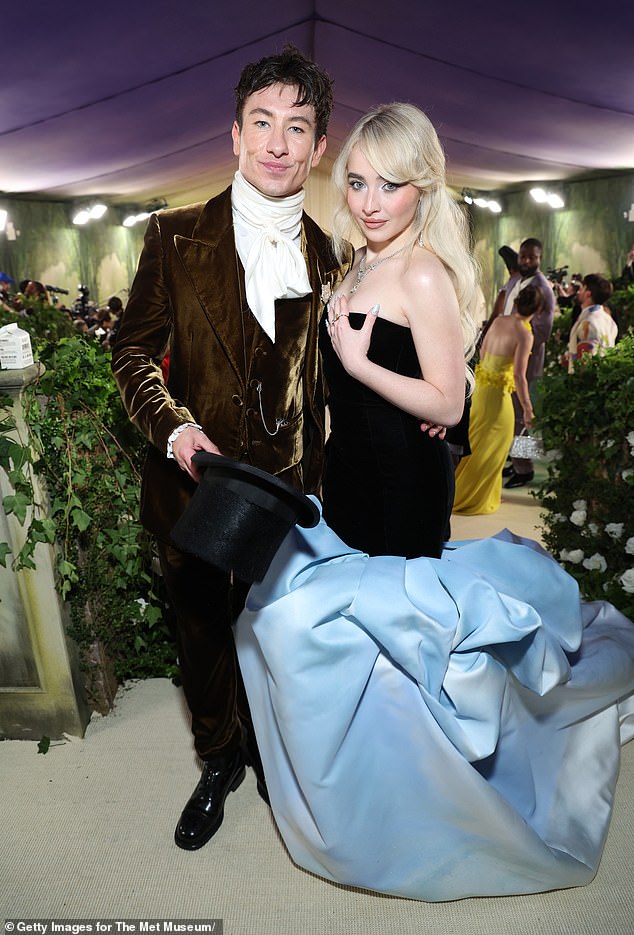 Sabrina made a rare statement about her relationship with actor Barry Keoghan, 31, in an interview with Variety on Tuesday, and they will appear at the Met Gala in Manhattan on May 6.