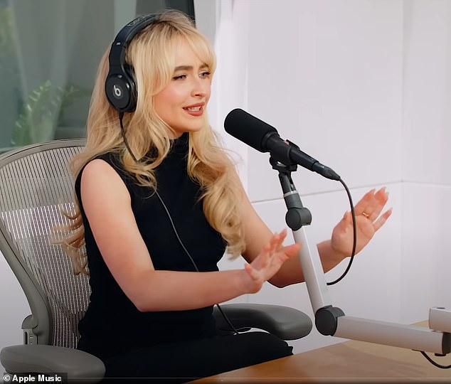 Sabrina Carpenter is left VERY red faced after cringeworthy gesture from