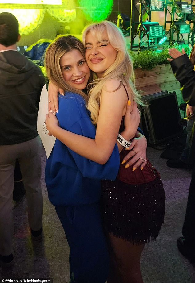 Sabrina Carpenter sent her love to her former co-star, Danielle Fishel, amid the actress' battle with cancer