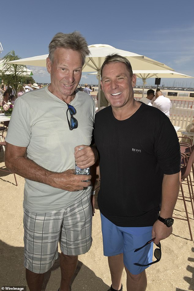 Sam Newman has taken to the seas for charity, raising money for the Rule Prostate Cancer charity following the deaths of his loved ones, including his good friend Shane Warne. Pictured together