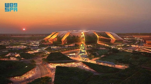 Saudi Arabia has unveiled its stadium concepts for the 2034 World Cup, including a 92,000 square metre mega stadium in Riyadh