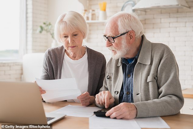 Pension funds and savers' investments took a hit as global stock markets fell sharply on fears of a US recession (stock image)