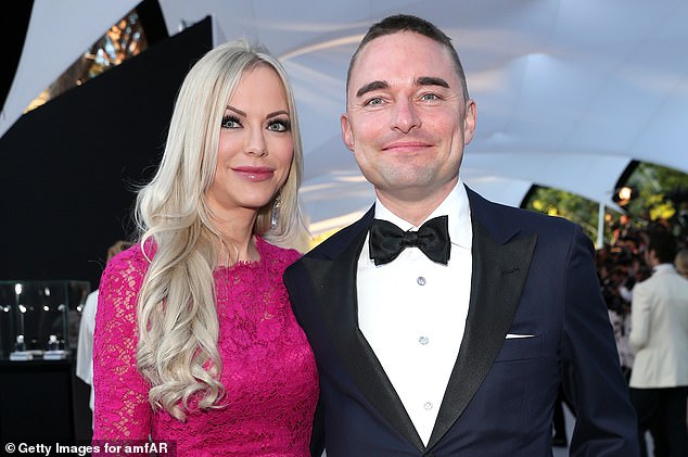 Scandals: Lars Windhorst (pictured with girlfriend Christine Barner) first rose to fame in the 1990s when he was hailed as a German corporate wunderkind.