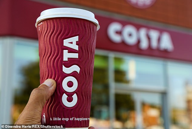 Hannah, from Barking in East London, died on February 8 last year after a suspected anaphylactic reaction to a hot chocolate sold by Costa Coffee (stock image)