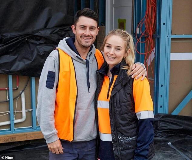 Jesse Maguire, 29, and Paige Beechey, 27, (both pictured) from the Blue Team have now been confirmed as the pair who will put down their shovels and walk off the premises for good in week five