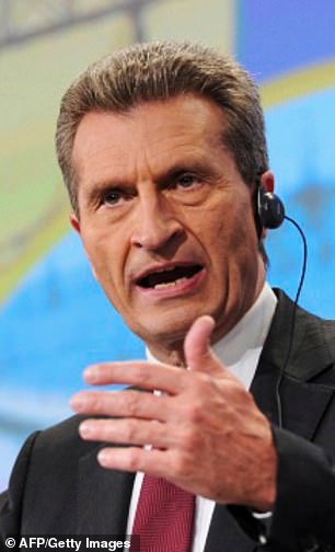 Controversial: Former EU Budget Commissioner Gunther Oettinger