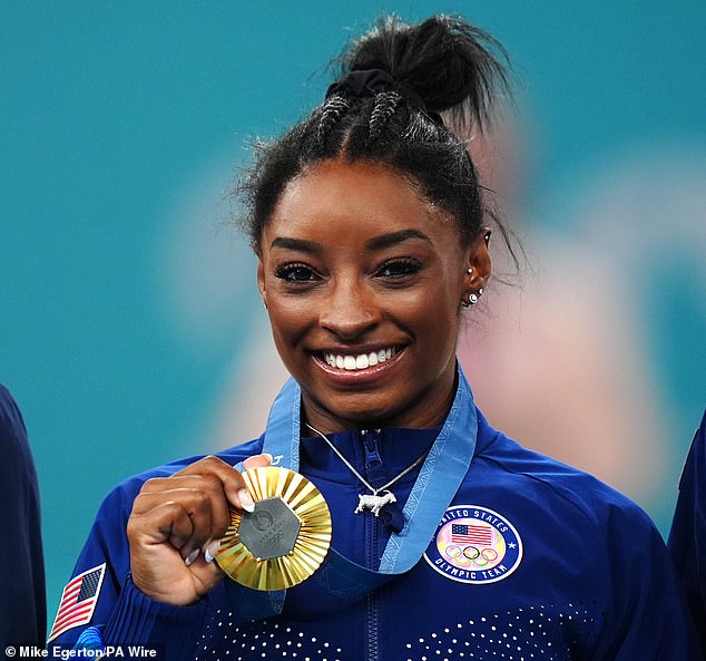 Simone Biles reveals superb reason behind wearing a GOAT necklace