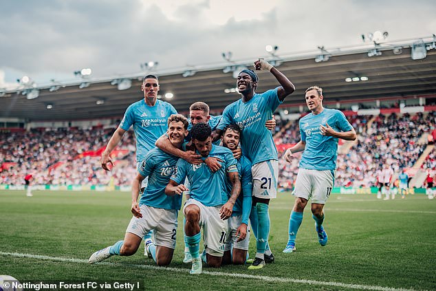 Nottingham Forest claimed all three points away against newly promoted Southampton