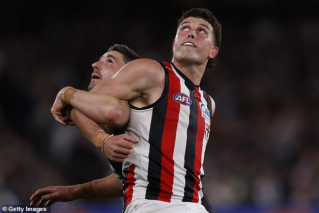 AFL fans felt St Kilda ruckman Rowan Marshall was unlucky not to be included in the 44-man provisional All Australian squad